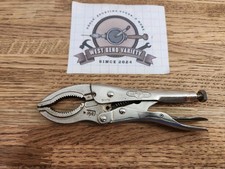 Vintage Irwin Vise Grip 6LC Large Curved Jaw Locking Pliers USA, Lobster Pliers picture