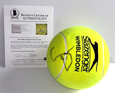 SERENA WILLIAMS SIGNED WIMBLEDON JUMBO TENNIS BALL GRAND SLAM CHAMPION GOAT BAS picture