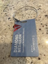 Delta SkyMiles Diamond Medallion Luggage Tag / Card Labels picture