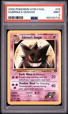 2000 POKEMON GYM CHALLENGE #29 SABRINA'S GENGAR PSA 9 picture