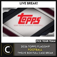 2026 TOPPS FOOTBALL 12 BOX (FULL CASE) BREAK #F3396 - PICK YOUR TEAM picture