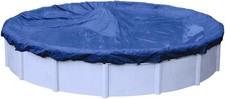 18 ft Blue Winter Pool Cover for Above Ground Pools  22' Cover 4' Overlap picture