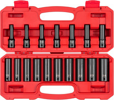 TEKTON 1/2 Inch Drive Impact Socket Set, 17-Piece (5/16 - 15/16 in.) picture