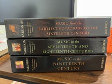 Oxford History of Western Music 3-Volume Set by Richard Taruskin VG picture