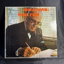 Brahms Bruno Walter Album LP-Rare picture