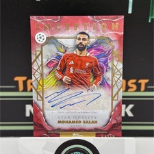 2025-26 TOPPS INCEPTION UEFA UCC MOHAMED SALAH LIVERPOOL FC AUTO SQ-MS picture