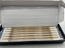 Goo-Ki 6 Pack Brushed Brass Cabinet Handle Drawer Pulls, 12.6 Inch New picture