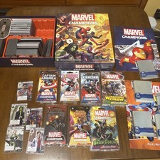 Marvel Champions Card Game Lot with 5 Hero packs, 2 Scenario Packs & Promo Cards picture