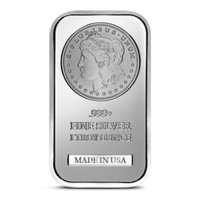 1 oz SilverTowne Morgan Silver Bar (New) picture