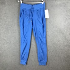 Lululemon Dance Studio Mid Rise Jogger Full Length Drawstring Pool Blue 8 NWT picture