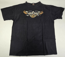 Vintage Harley Davidson Free Bird T Shirt Mens XL Mancuso Houston Texas picture