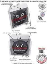 3 Row Discount Champion Radiator W/ 16