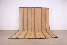 Authentic Tuareg Mat – Handwoven Desert Craftsmanship_ 259x340 CM, Nomadic Tuare picture