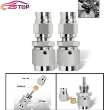 Stainless Steel Brake PTFE Teflon Swivel Hose End Fitting Adapter 3AN AN3 Thread picture