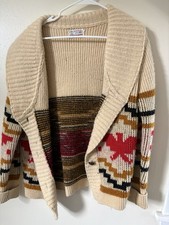 Rare Vintage Knockabouts by Pendleton Wool Button Cardigan Sweater 40 picture