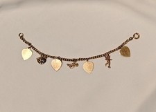 Vintage 1956 Charm Bracelet Arlene Kaye Miss Illinois USA1959 Pageant Memorabila picture