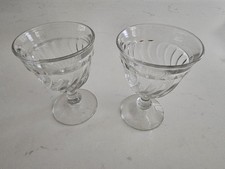 Vintage Fostoria Colony Clear Swirl Glass 5.25