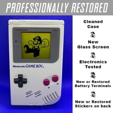 *RESTORED AUTHENTIC ORIGINAL* NINTENDO GAME BOY DMG-01 GRAY CONSOLE SYSTEM picture