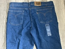 Levi's Action Jeans Orange Tab Lite Blue 38x30 Vintage 1996 USA W/ Tags NOS picture