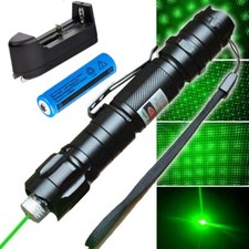 990Miles Rechargeable Green Laser Pointer Pen Astronomy Star Pattern Beam Lazer picture