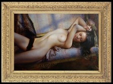 Hand Painted Oil Painting art Female woman Nude On Canvas 24