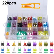 220pcs Car Truck Auto Blade Fuse Automobile Assortment Kit Box Set for Vehicles picture