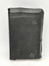 1930's Nelson Series Holy Bible Congregational Publishing Society KJV BlacK Lea picture