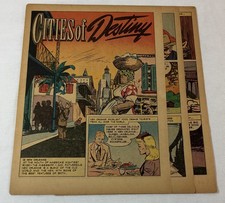 1947 five page cartoon story ~ CITIES OF DESTINY - NEW ORLEANS picture