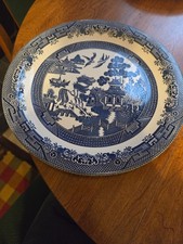 Vintage Churchill England Willow Plate 10” picture