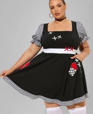 Torrid Voodoo Doll Dress NWT Halloween Size 2 2x 18/20 picture