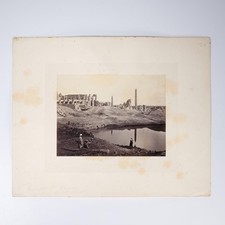 Francis Frith British Albumen Photograph Hypostyle Hall Salt Lake View Egypt picture
