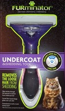 FURminator UNDERCOAT deSHEDDING GROOMING TOOL FOR MEDIUM/LARGE CATS W/LONG HAIR picture