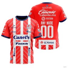 Personalized LIGA MX Atletico San Luis Shirt 3D 2024-2025 Size Youth/Adult Size picture