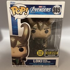 Funko Pop Vinyl: Marvel Loki-Entertainment Earth Exclusive , Glows in Dark #985 picture