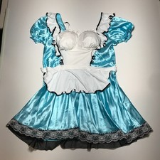 NEW Hauntlook Mens XL Alex In Wonderland Maid Halloween Costume Funny Alice picture