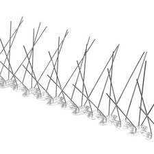 BIRD BARRIER BP-F125 Bird Repellent Spikes,25 ft L,2 1/2 in W 20YR31 picture