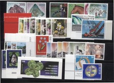 SWITZERLAND - 2003 YEAR SET COMPLETE UM(MNH). FACE VALUE S.Fr 46+ (2 SCANS) picture