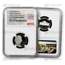 1776- 2026 Jefferson Nickel Proof NGC 70 Advanced Release America 250 Label  picture
