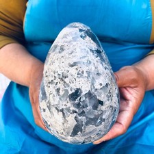 5.03LB Top natural blue crystal cave quartz crystal cave mineral specimen 4488 picture