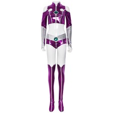 Cosplay Teen Titans Starfire Costume Suit Superhero Halloween Masquerade Outfits picture