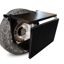 300Lbs Tire Step & Camping Table Folding Heavy Duty for RV Truck Outdoor Dining picture