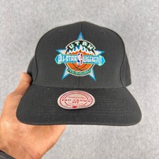 Vintage 1993 NBA All-Star Weekend Hat Utah Black Snapback Basketball picture