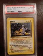 Raikou 13/64 Neo Revelation Holo Rare Pokemon Card picture