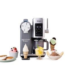 Ninja NC701 CREAMi Scoop & Swirl Ice Cream Machine Silver 13-in-1 picture