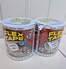 Flex Tape Clear Strong Rubberized Waterproof Tape – 4 in x 5 ft – 2 Rolls picture