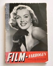 Marilyn Monroe Front Cover Vintage Danish Magazine Booklet Film Aarbogen 1952 picture