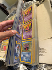Vintage Pokemon TCG Base Set Mixed Lot Binder Pages English picture