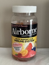 Airborne 750mg Vitamin C Immune Support Gummies 75ct 08/27 exp picture
