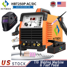 200A 110V/220V AC/DC HF Pulse TIG Stick Welder 2T/4T Aluminum Welding&Foot Pedal picture
