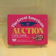 Vintage Whitman Great American Auction Game 1975 Complete picture